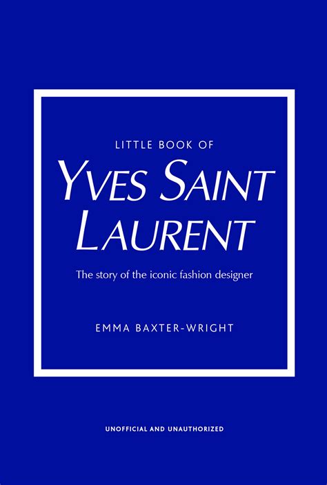 the little book of ysl|saint laurent book.